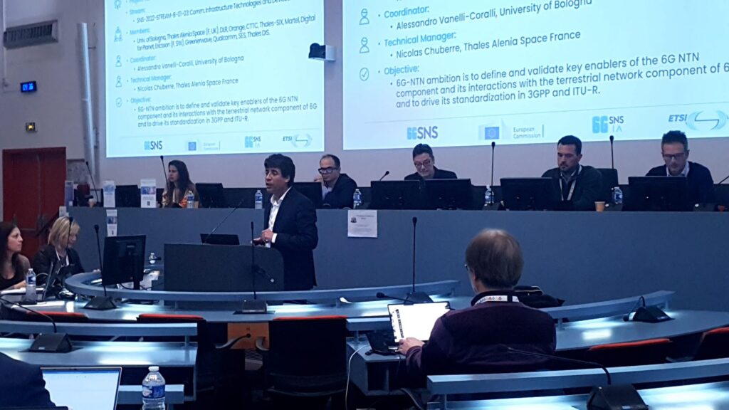 6g NTN speaker at the ETSI conference